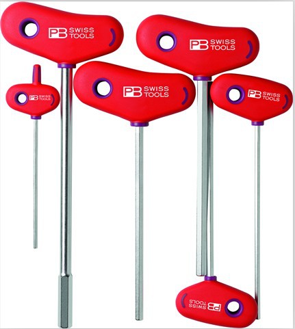 PB Swiss ToolsT型內六角6件套PB 1445（207.L/3,4,5,6,8,10）