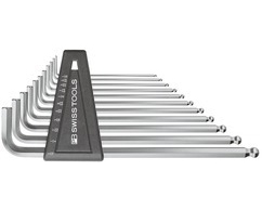 瑞士PB Swiss Tools  212Z.LH-12 英制L型加長球頭內六角12件套